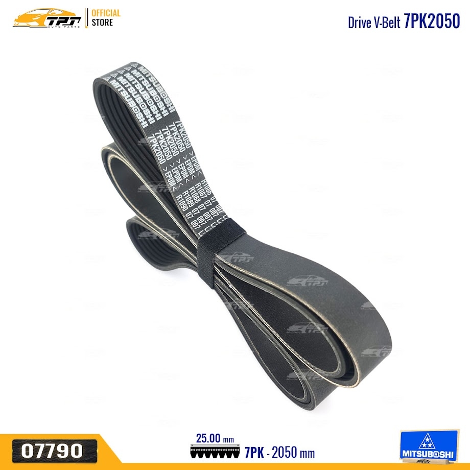 7PK2050 Dây Curoa Tổng Toyota FORTUNER 16- (Xe Form mới) MITSUBOSHI - Japan
