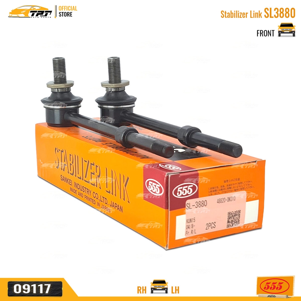 SL3880  Cặp Rôtuyn Cân Bằng Trước Toyota INNOVA 06- ZACE 98- HILUX 05-15 555 - Japan