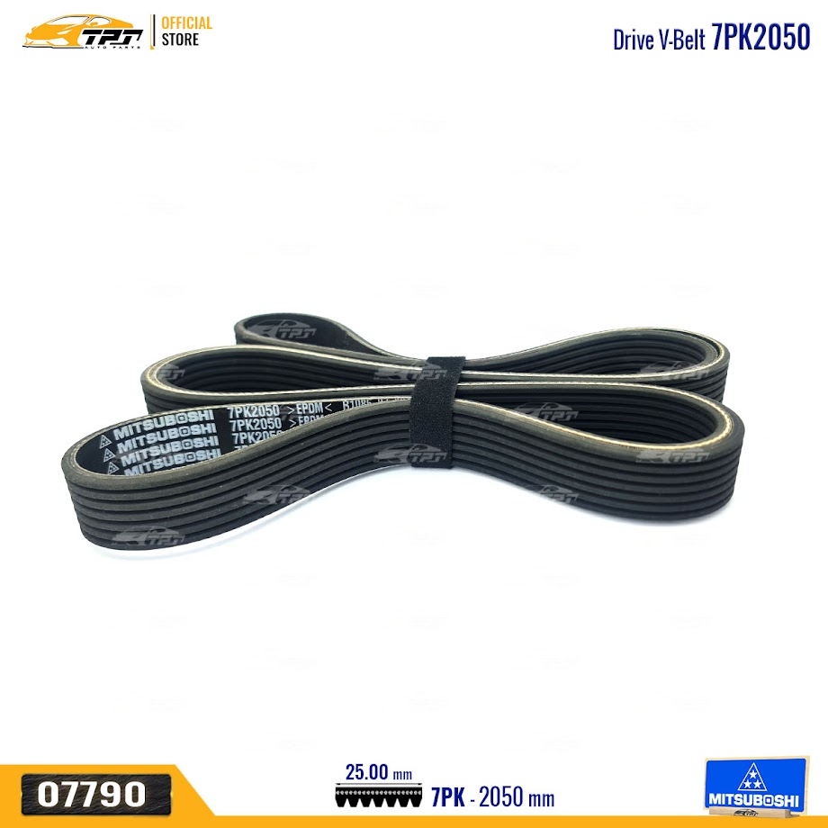 7PK2050 Dây Curoa Tổng Toyota FORTUNER 16- (Xe Form mới) MITSUBOSHI - Japan