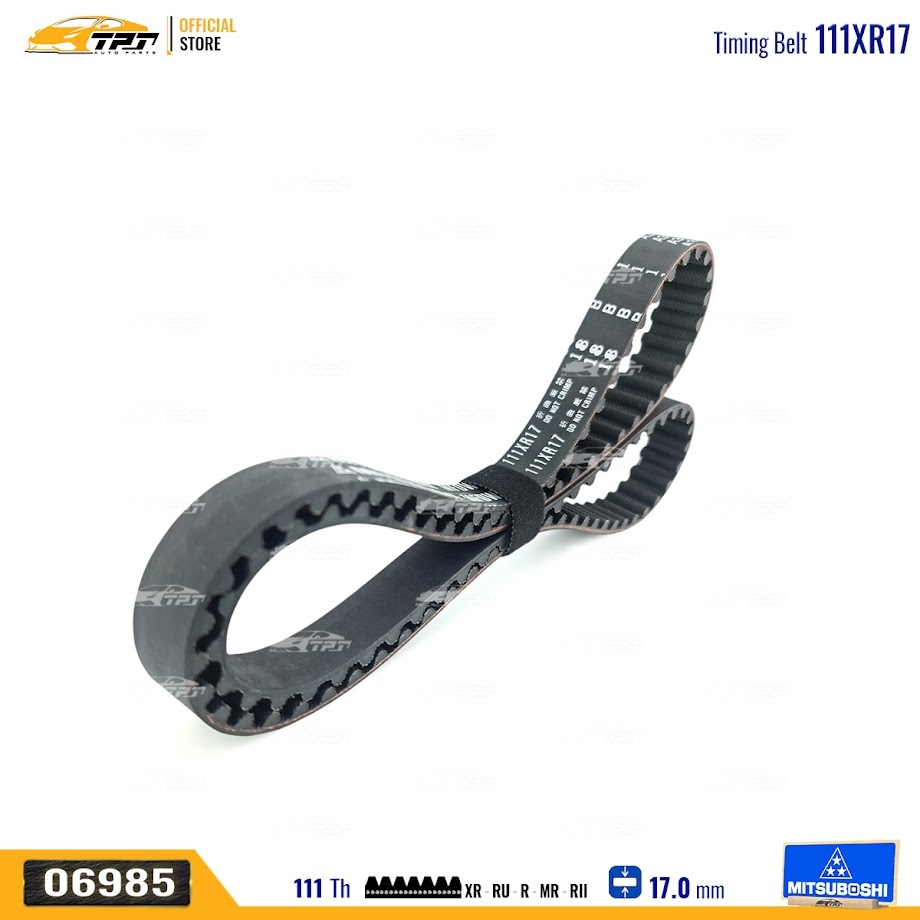 111XR17 Dây Curoa Cam / Dây Đai Răng Deawoo GENTRA - CIELO - LANOS - KALOS Mitsuboshi - Japan