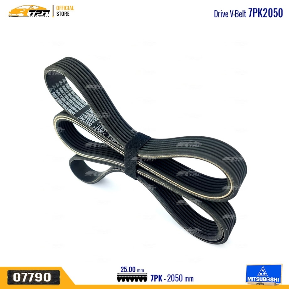 7PK2050 Dây Curoa Tổng Toyota FORTUNER 16- (Xe Form mới) MITSUBOSHI - Japan