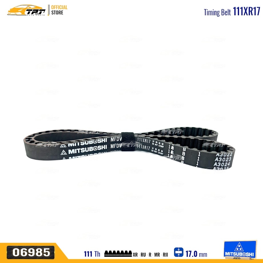 111XR17 Dây Curoa Cam / Dây Đai Răng Deawoo GENTRA - CIELO - LANOS - KALOS Mitsuboshi - Japan