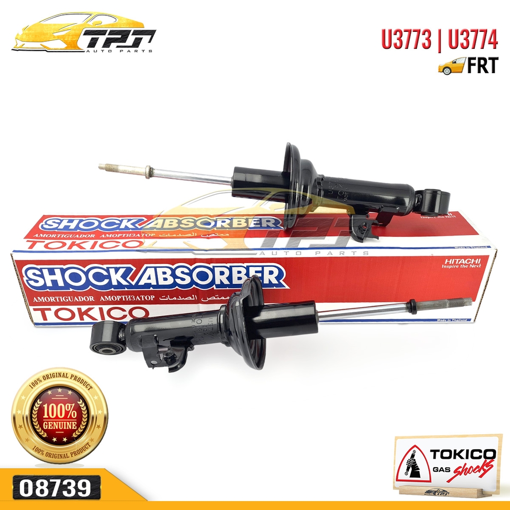 U3773 - U3774 Hơi Phuộc Nhún - Giảm Xóc TRƯỚC Toyota INNOVA 06-15 HILUX 2.5 2WD 04-15 TOKICO - Japan