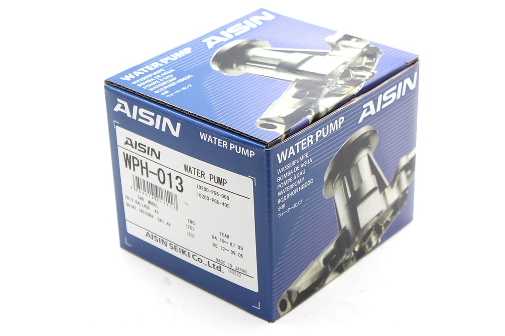 WPH013 Bơm Nước Honda CIVIC 1.6 AU 85-87 AISIN - Japan