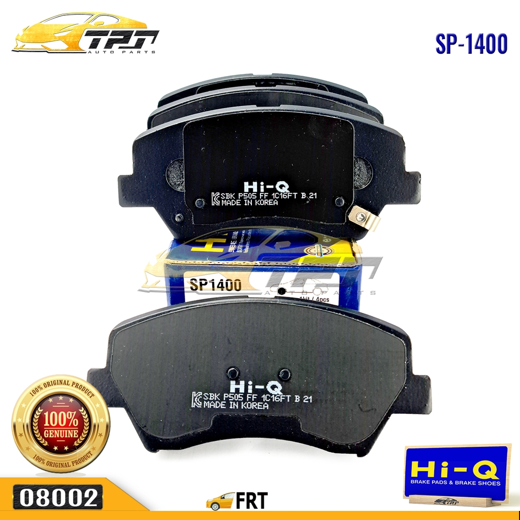 SP1400 Bố Thắng TRƯỚC Hyundai ACCENT 11-16 AVANTE - ELANTRA 11-16 Kia CREARO 13- K3 13- Hi-Q - Korea