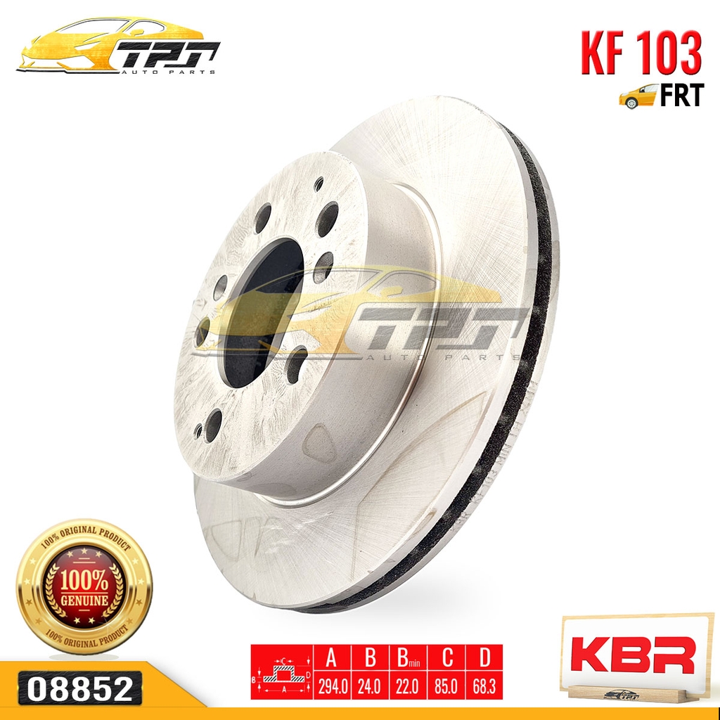 KF103 Đĩa Thắng TrướcMercedes MB100 - MB140 [294.0 mm] KBR - Taiwan