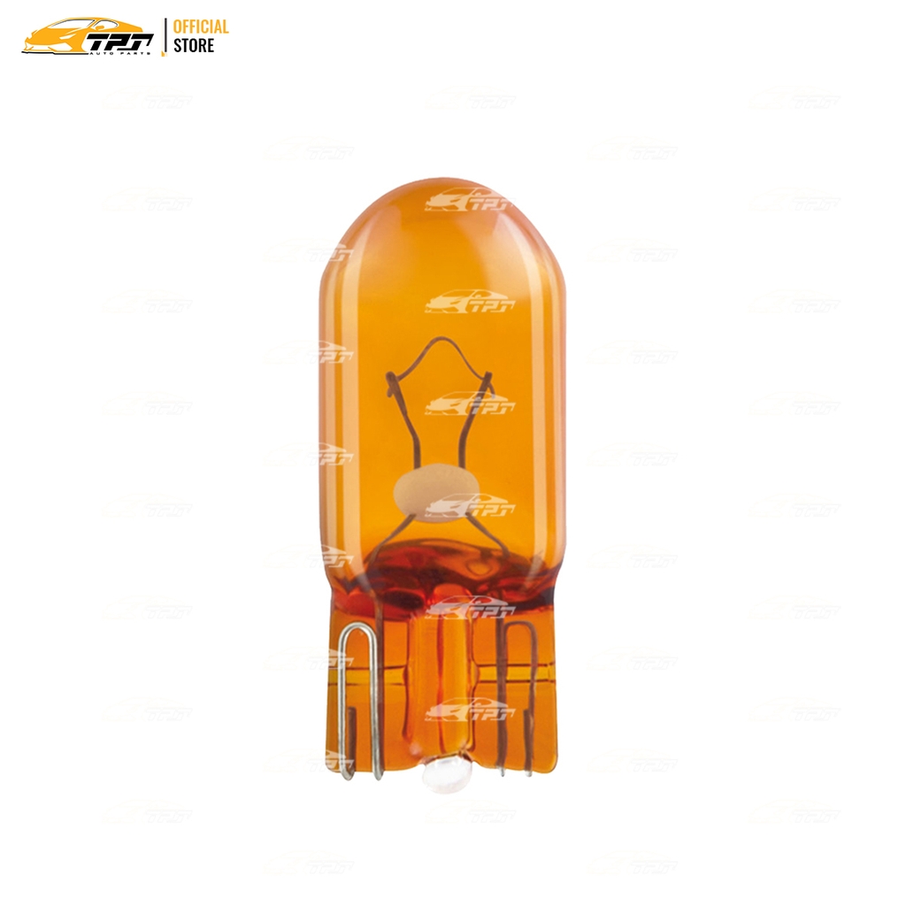 282702B Bóng Đèn Halogen Tiêu Chuẩn Ghim Nhỏ T10 WY5W Bóng Vàng [12V - 5W] Vĩ = 2c OSRAM - Germany