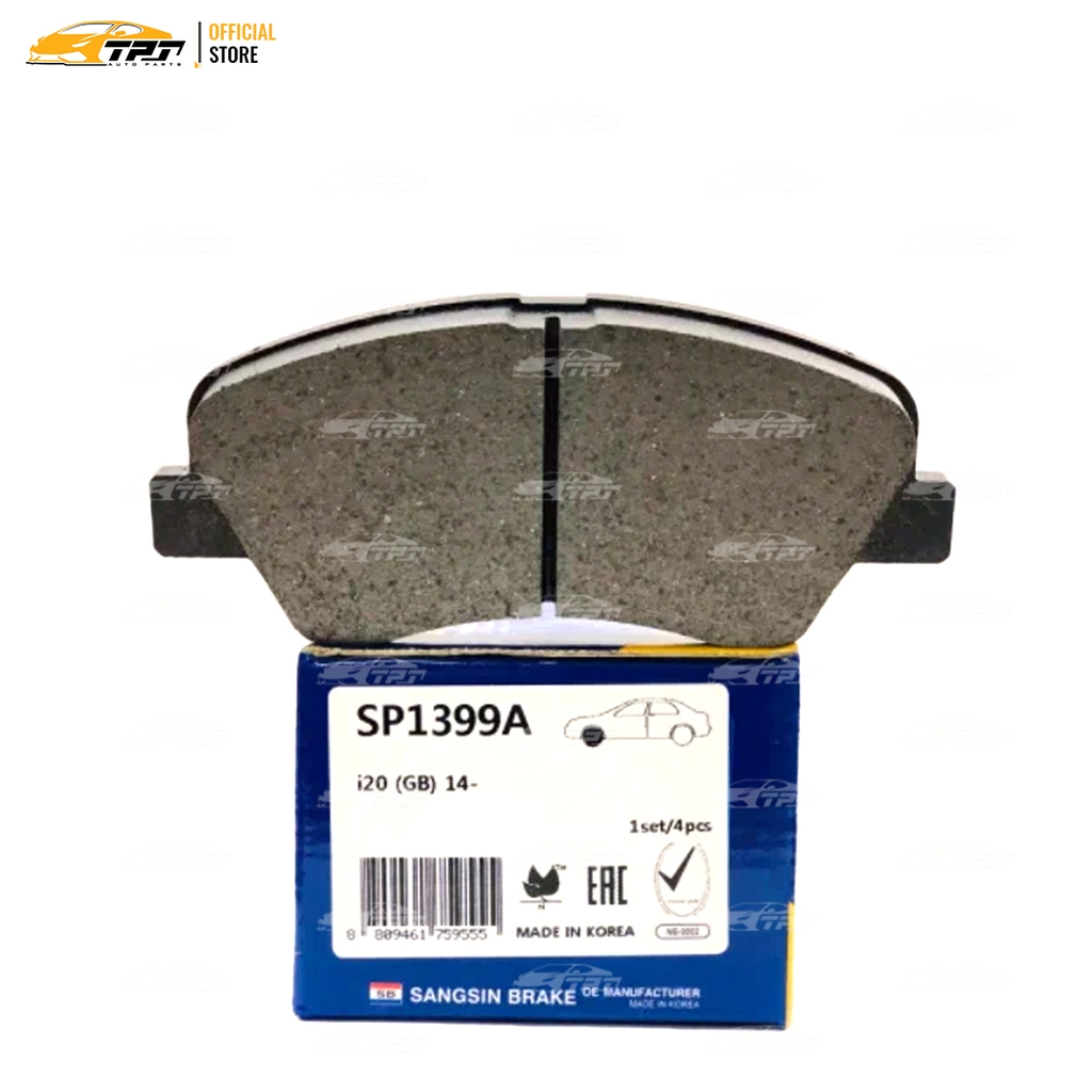SP1399A | Bố Thắng / Má Phanh TRƯỚC 58101 H9A10 [Trong 132.8-58.2-17 Ngoài 132.8-58.2-17] Hi-Q