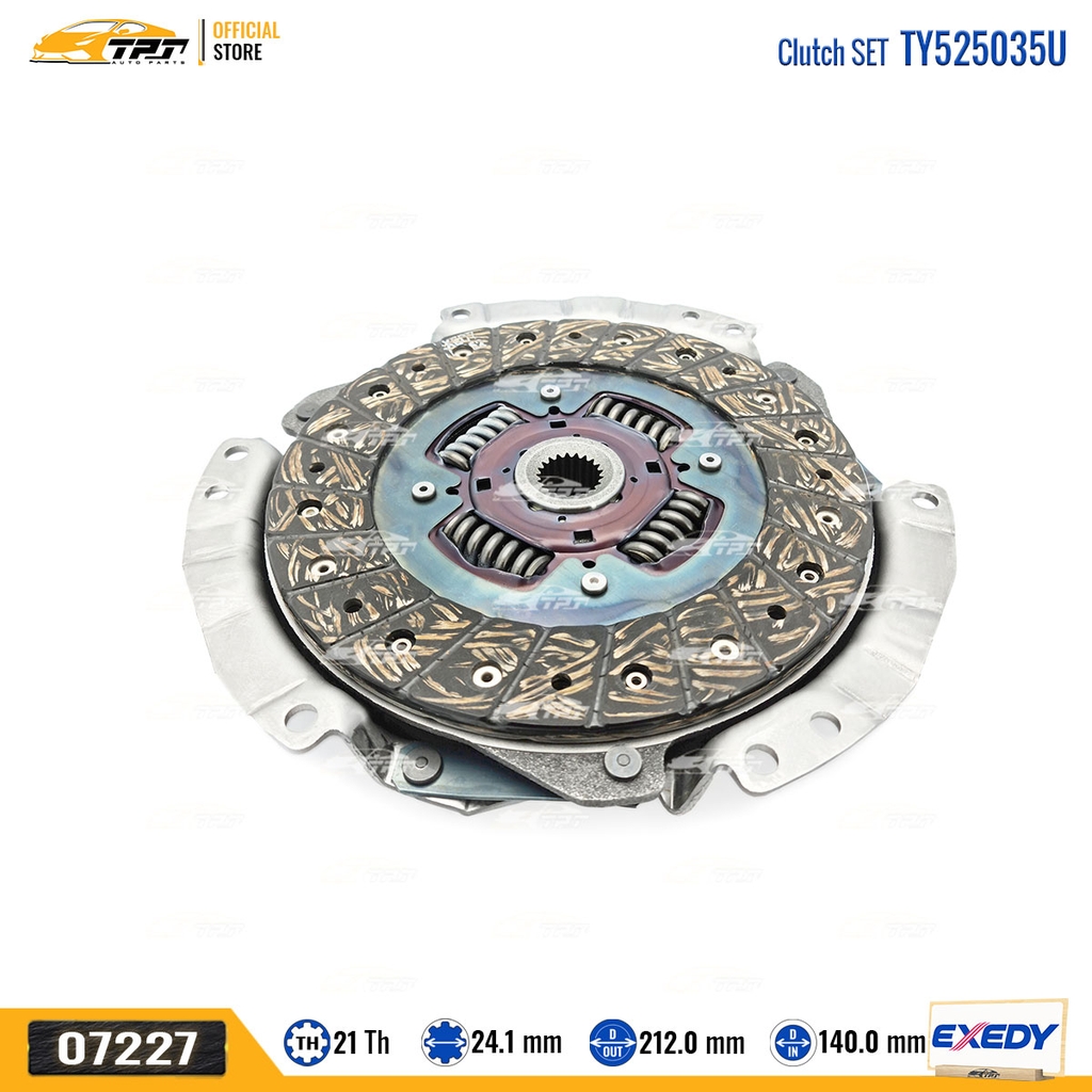 TY525035U - Bộ Ly Hợp Lá Côn - Mâm Ép Toyota VIOS 1.5 YARIS 1.5 [21R-212-24.1 215-140] EXEDY - Japan