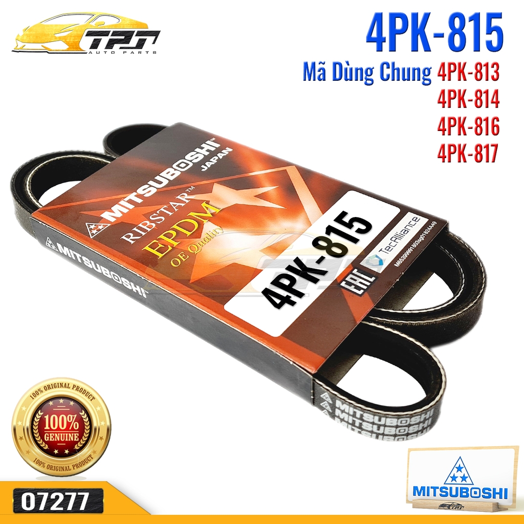 4PK815 Dây Curoa Suzuki APV 1.6 (06-13) / Carry Pro 1.6 (11-21) / Vitara 1.6 (03-07) MITSUBOSHI - Japan