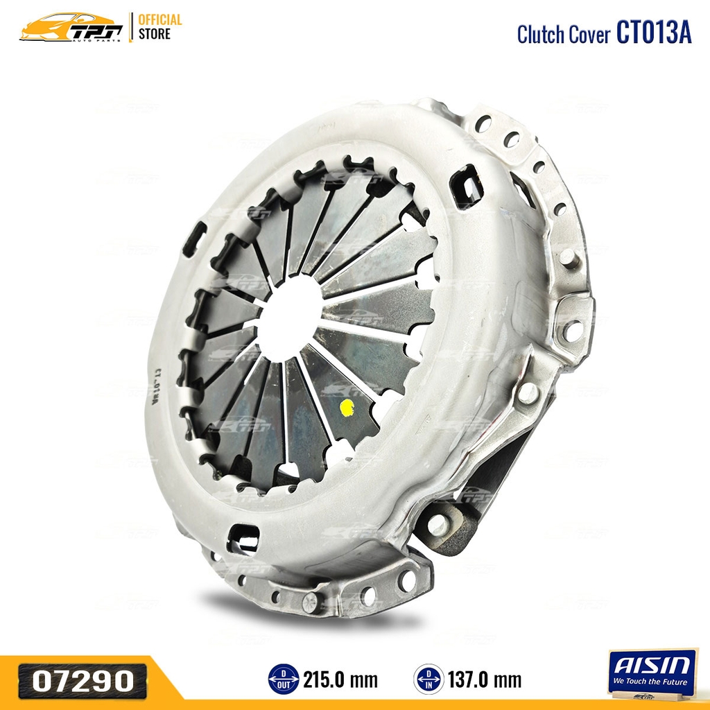CT013A - Mâm Ép - Bàn Ép Ly Hợp Toyota VIOS 1.5 YARIS 1.5 [215-137] AISIN - Japan