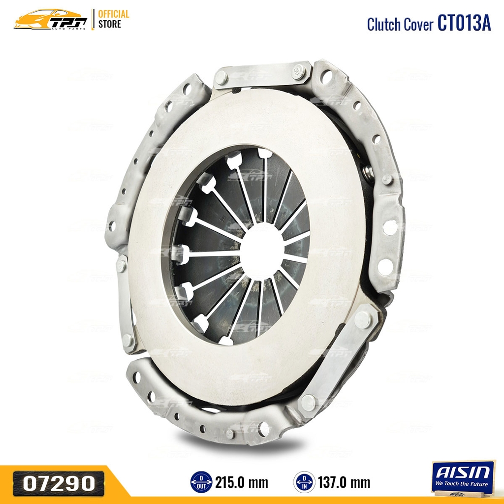 CT013A - Mâm Ép - Bàn Ép Ly Hợp Toyota VIOS 1.5 YARIS 1.5 [215-137] AISIN - Japan