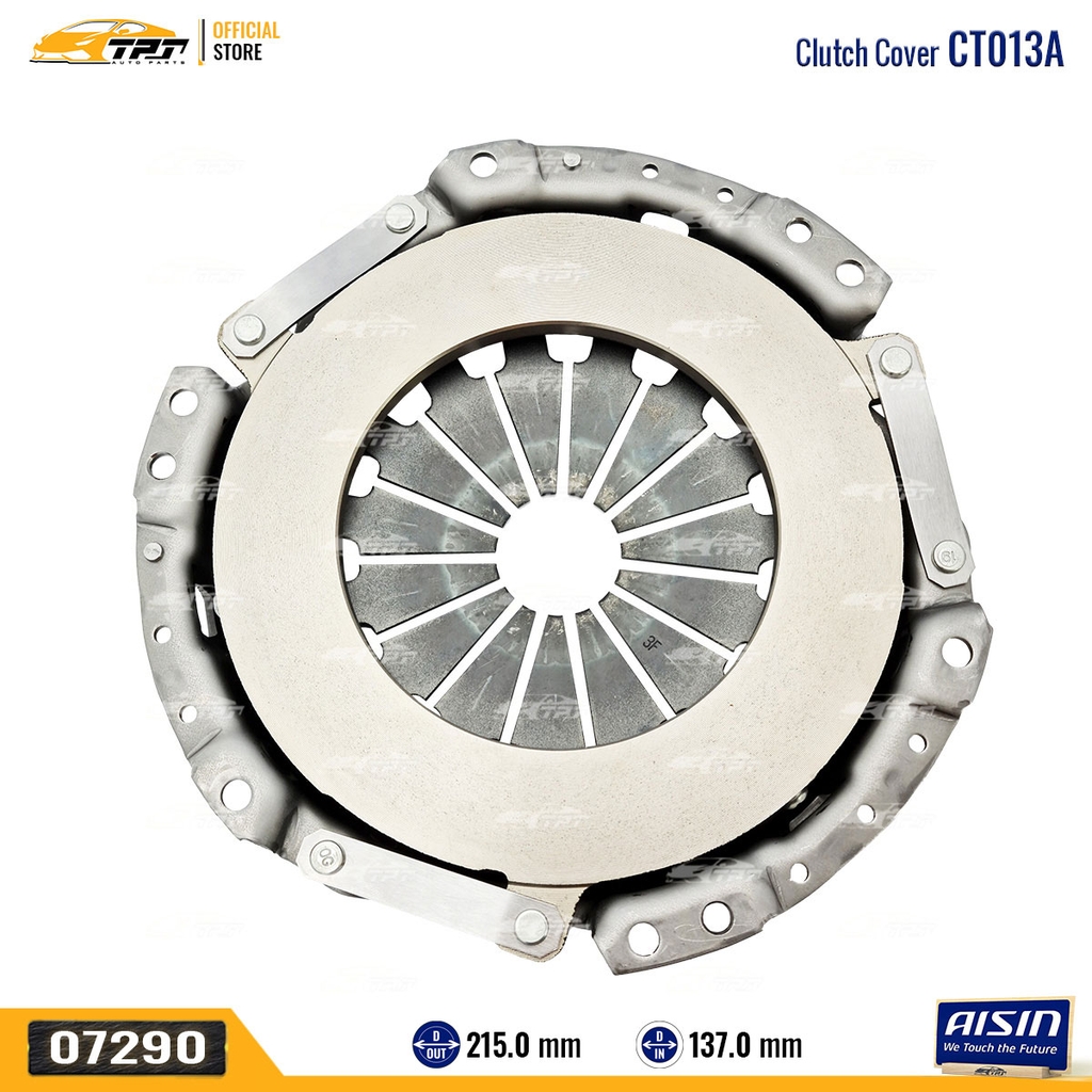 CT013A - Mâm Ép - Bàn Ép Ly Hợp Toyota VIOS 1.5 YARIS 1.5 [215-137] AISIN - Japan
