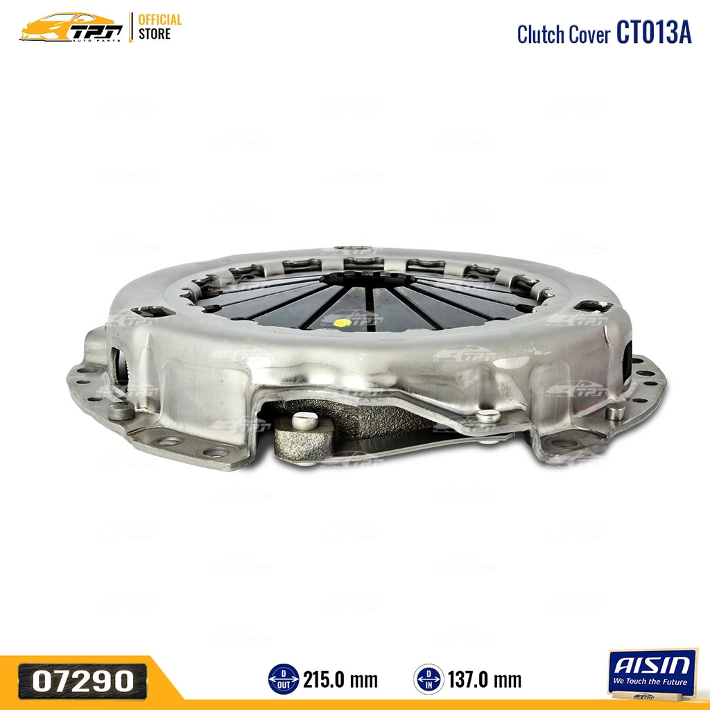 CT013A - Mâm Ép - Bàn Ép Ly Hợp Toyota VIOS 1.5 YARIS 1.5 [215-137] AISIN - Japan