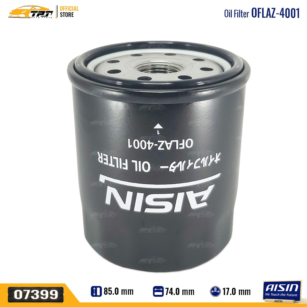 OFLAZ4001 Lọc Nhớt Động Cơ Toyota FORTUNER 05-15 HILUX VIGO 04-15 INNOVA 04-16 HIACE 15-19 ALPHARD 03-08 AISIN - Japan