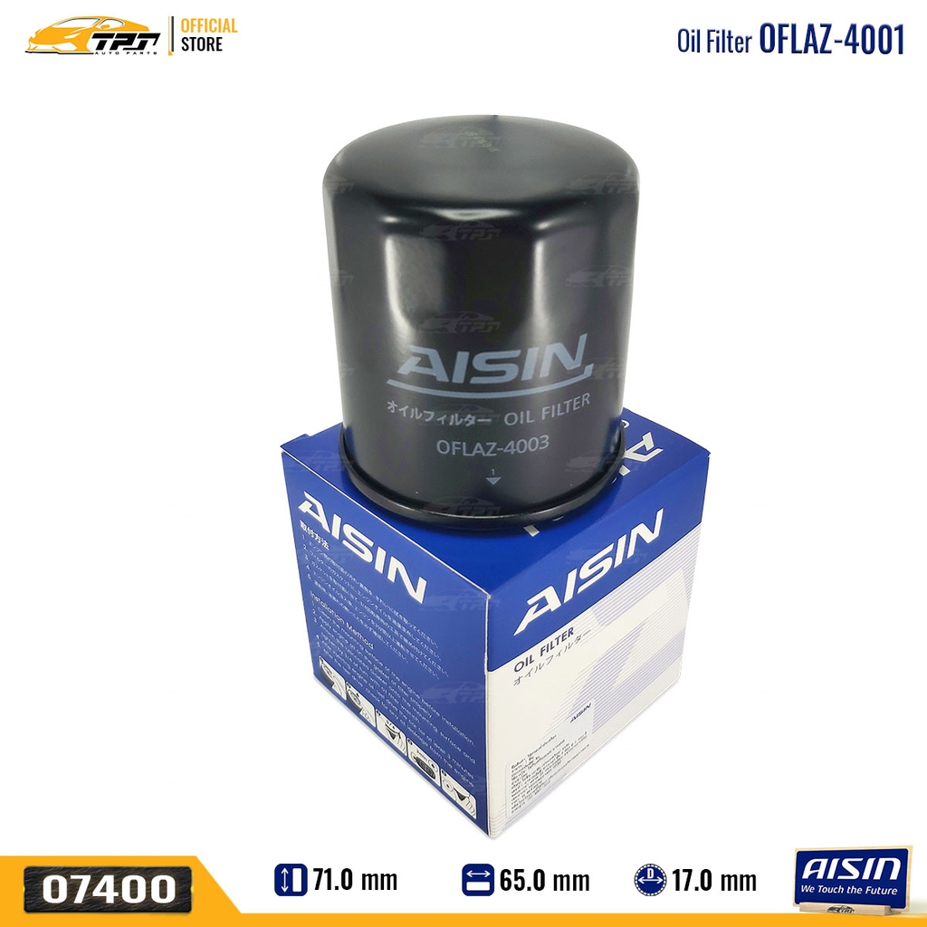 OFLAZ4003 Lọc Nhớt Động Cơ Toyota VIOS 02- AVANZA 04- CAMRY 94-01 COROLLA ALTIS 01- COROLLA CROSS 20- AISIN - Japan