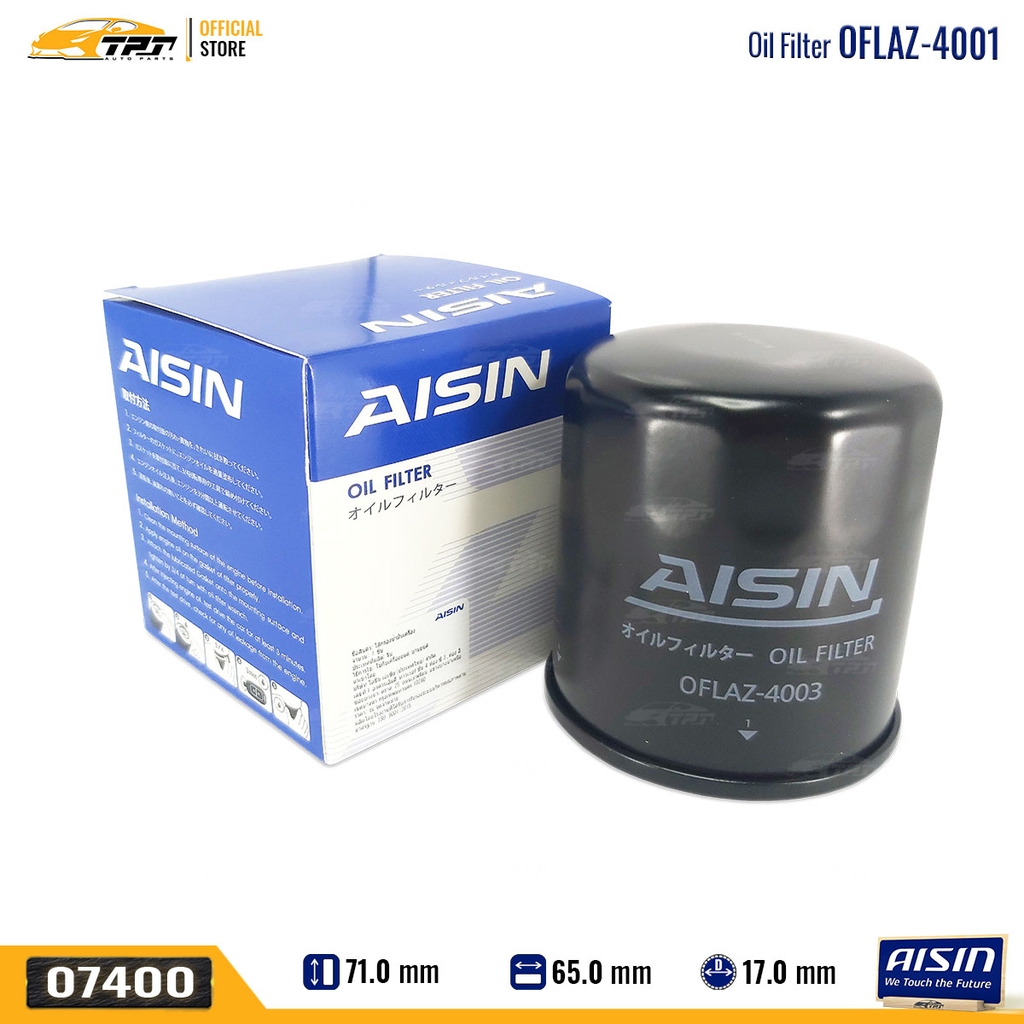 OFLAZ4003 Lọc Nhớt Động Cơ Toyota VIOS 02- AVANZA 04- CAMRY 94-01 COROLLA ALTIS 01- COROLLA CROSS 20- AISIN - Japan