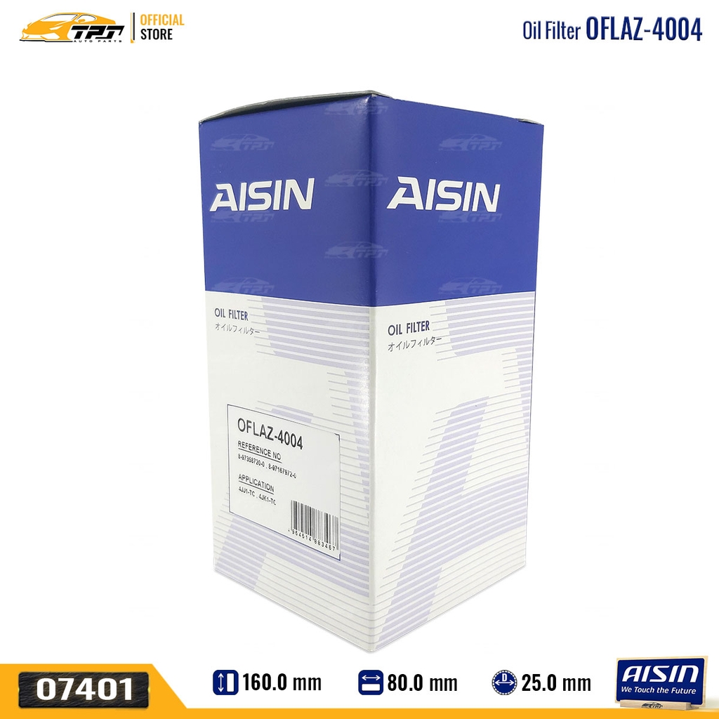 OFLAZ4004 Lọc Nhớt Động Cơ Isuzu DMAX 05-13 Chevrolet COLORADO AISIN - Japan