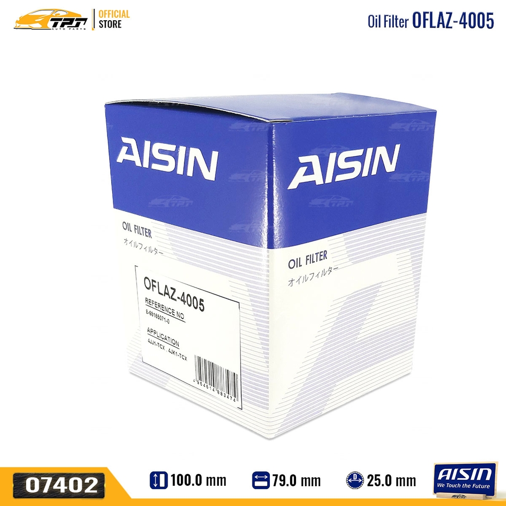 OFLAZ4005 Lọc Nhớt Động Cơ Isuzu DMAX 07-19 MUX 14-16 MU7 07-13 AISIN - Japan