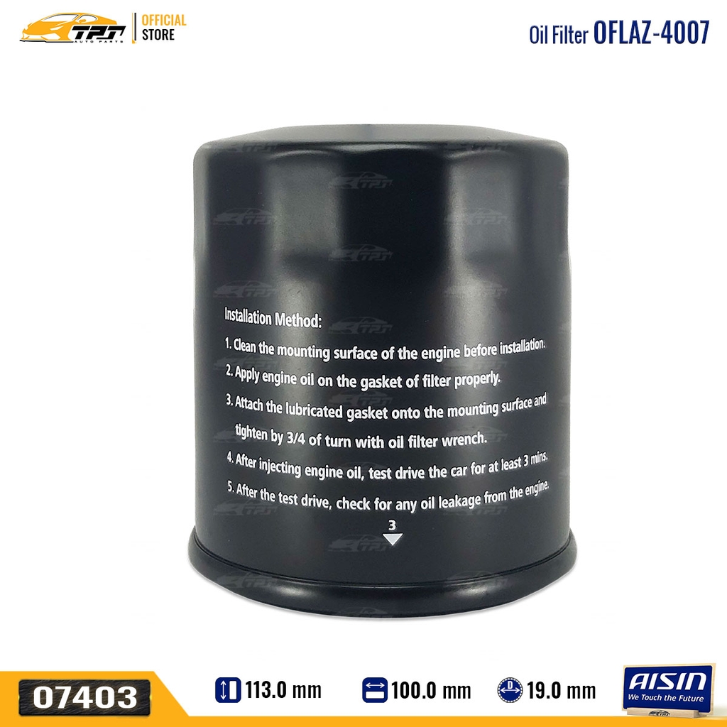 OFLAZ4007 Lọc Nhớt Động Cơ Isuzu HILANDER AISIN - Japan