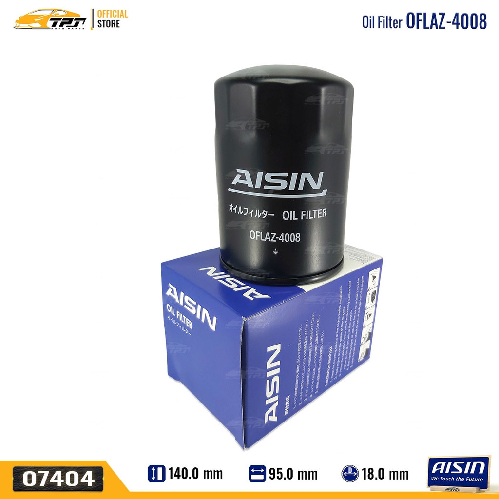 OFLAZ4008 Lọc Nhớt Động Cơ Ford EVEREST - RANGER 2.5 Toyota LAND CRUISER J4 J5 J6 J7 98-07 AISIN - Japan