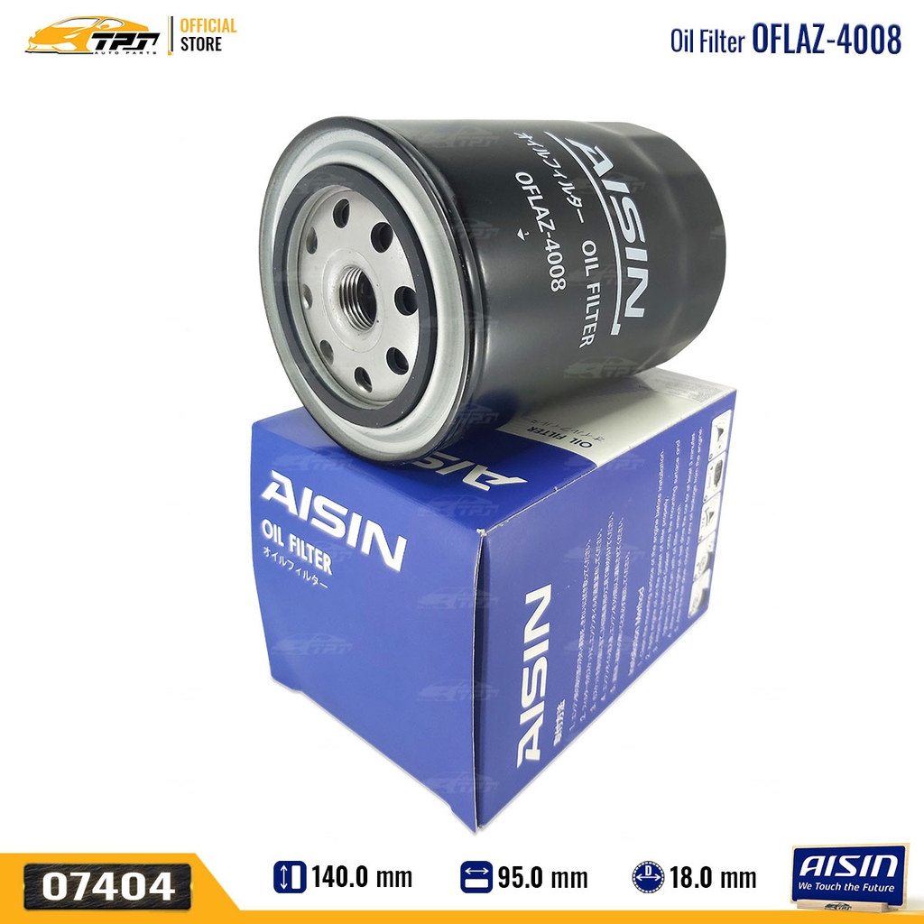 OFLAZ4008 Lọc Nhớt Động Cơ Ford EVEREST - RANGER 2.5 Toyota LAND CRUISER J4 J5 J6 J7 98-07 AISIN - Japan