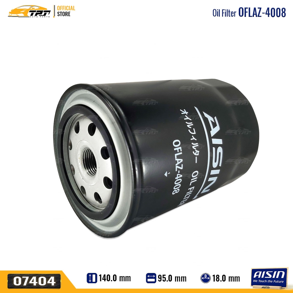 OFLAZ4008 Lọc Nhớt Động Cơ Ford EVEREST - RANGER 2.5 Toyota LAND CRUISER J4 J5 J6 J7 98-07 AISIN - Japan