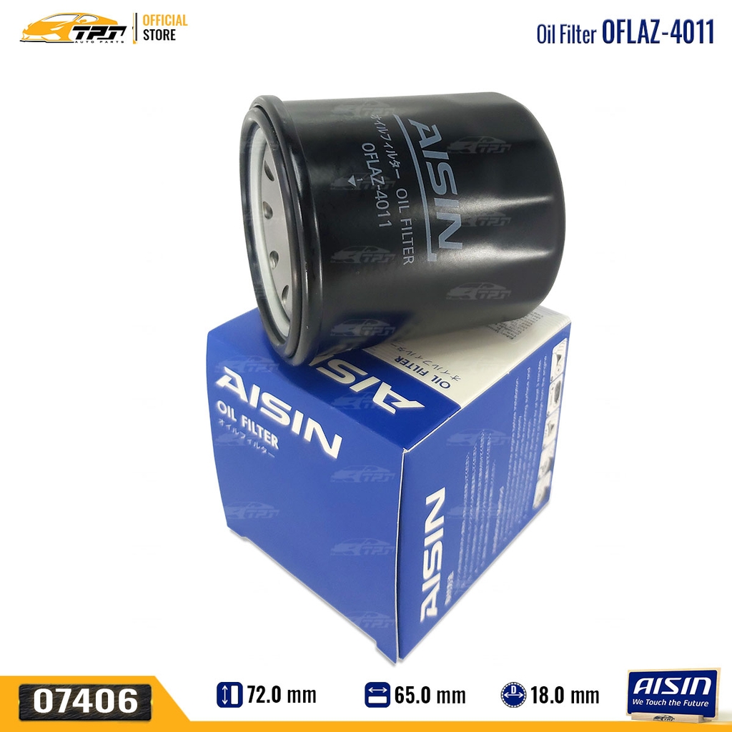 OFLAZ4011 Lọc Nhớt Động Cơ Honda ACCORD 90-95 CIVIC 1.8 CRV 2.0 Hyundai GRAND I10 Mitsubishi XPANDER AISIN - Japan