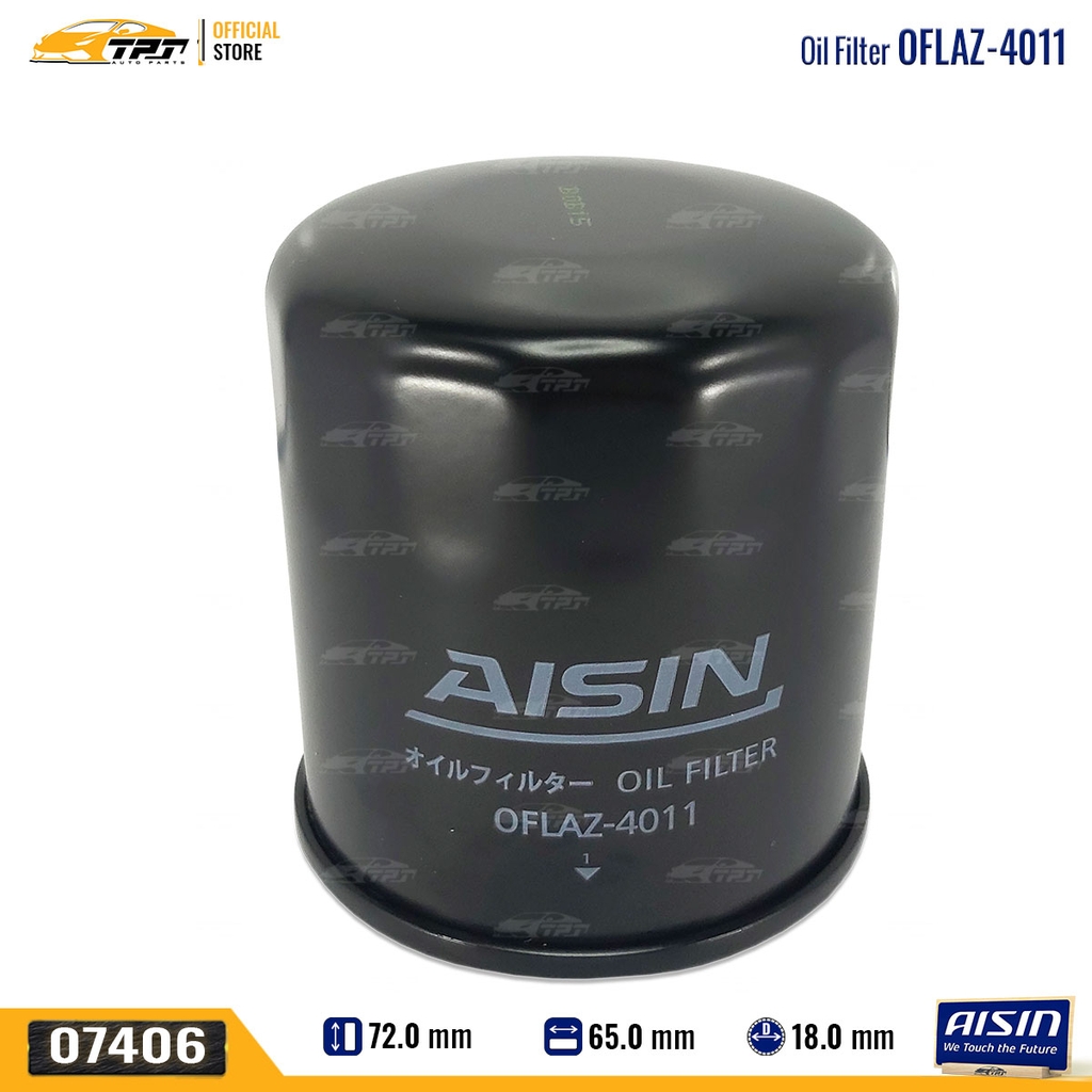 OFLAZ4011 Lọc Nhớt Động Cơ Honda ACCORD 90-95 CIVIC 1.8 CRV 2.0 Hyundai GRAND I10 Mitsubishi XPANDER AISIN - Japan