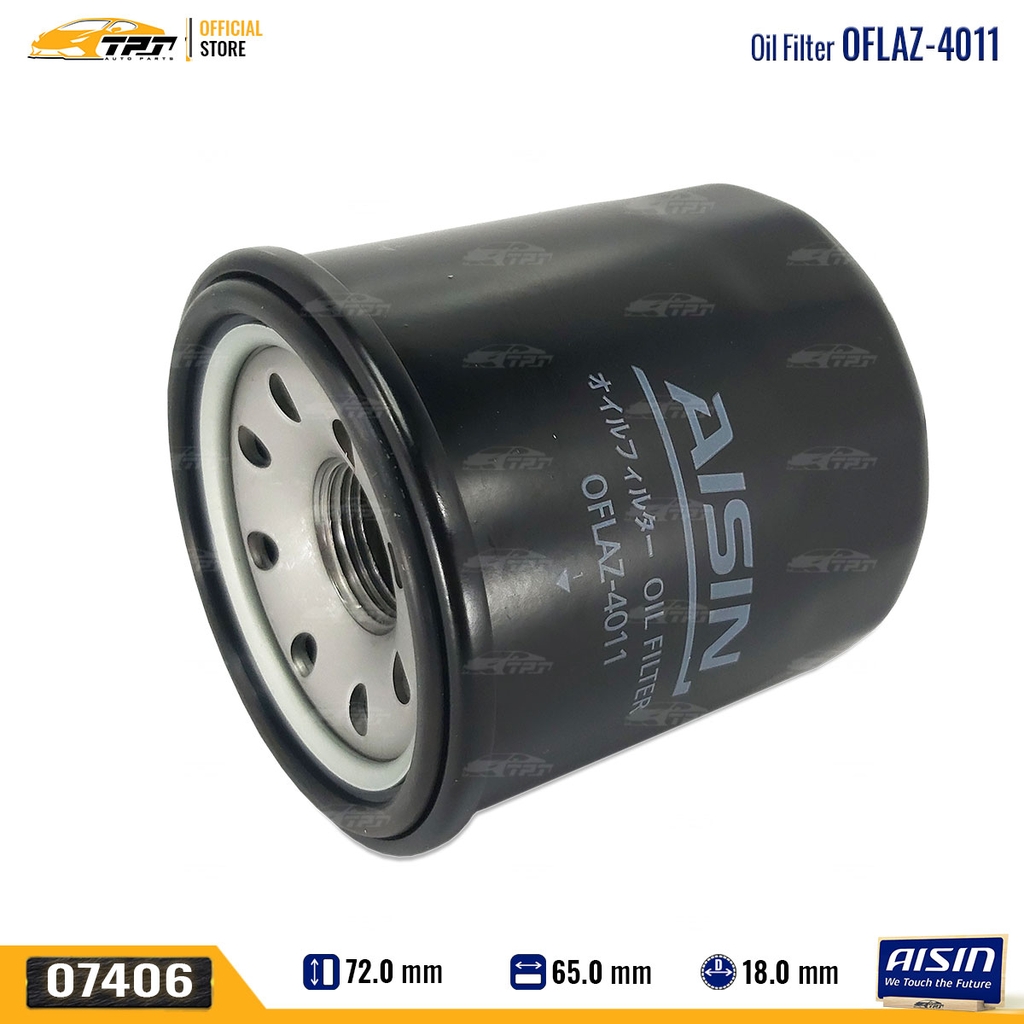 OFLAZ4011 Lọc Nhớt Động Cơ Honda ACCORD 90-95 CIVIC 1.8 CRV 2.0 Hyundai GRAND I10 Mitsubishi XPANDER AISIN - Japan