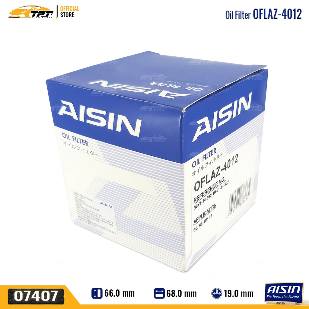 OFLAZ4012 Lọc Nhớt Động Cơ Mazda 2 09- Mazda 3 05- CX3 15- CX5 13- AISIN - Japan