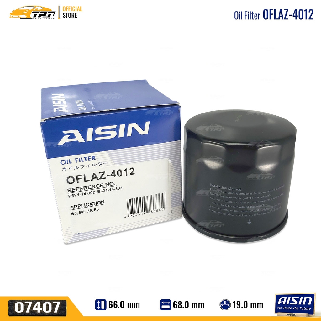 OFLAZ4012 Lọc Nhớt Động Cơ Mazda 2 09- Mazda 3 05- CX3 15- CX5 13- AISIN - Japan