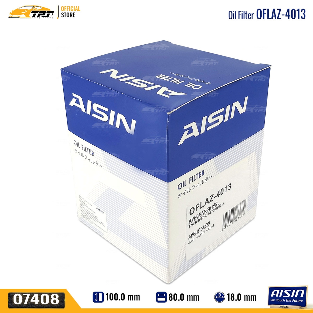 OFLAZ4013 Lọc Nhớt Động Cơ Isuzu DMAX 4JA1 4JHA 02-06 AISIN - Japan