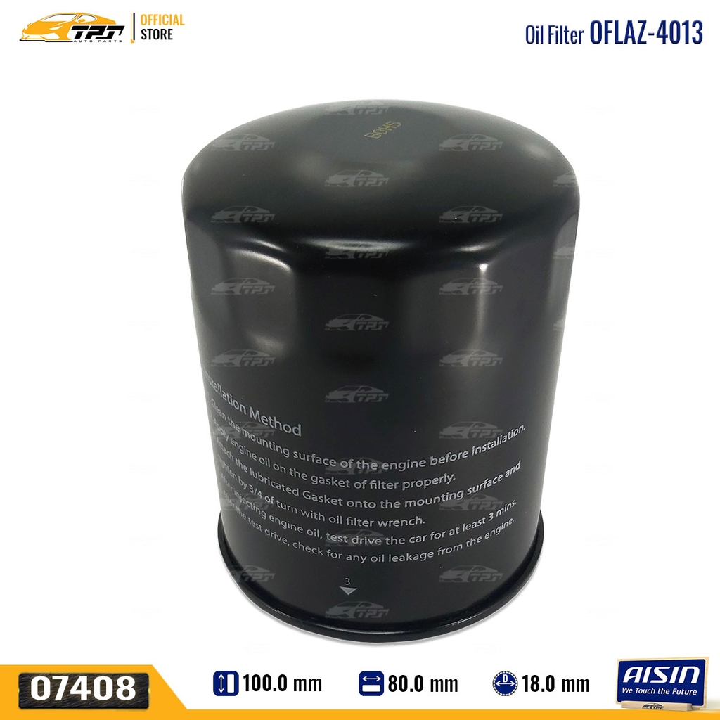 OFLAZ4013 Lọc Nhớt Động Cơ Isuzu DMAX 4JA1 4JHA 02-06 AISIN - Japan