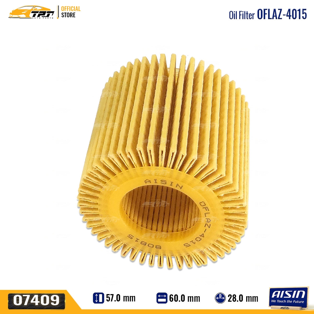 OFLAZ4015 Lọc Nhớt Động Cơ Toyota COROLLA ALTIS 10-16 VIOS 12-17 AISIN - Japan