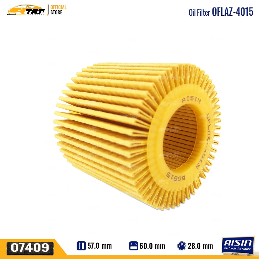OFLAZ4015 Lọc Nhớt Động Cơ Toyota COROLLA ALTIS 10-16 VIOS 12-17 AISIN - Japan
