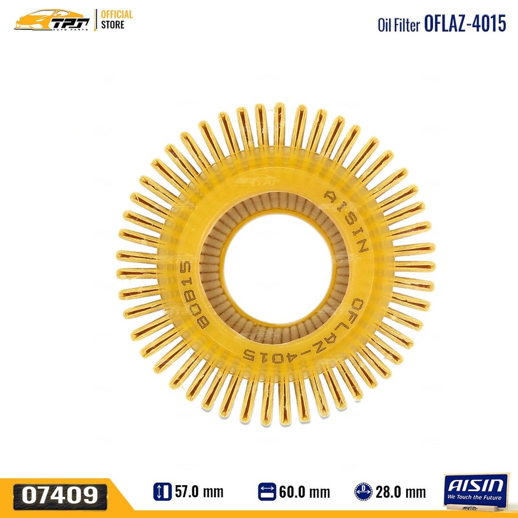 OFLAZ4015 Lọc Nhớt Động Cơ Toyota COROLLA ALTIS 10-16 VIOS 12-17 AISIN - Japan