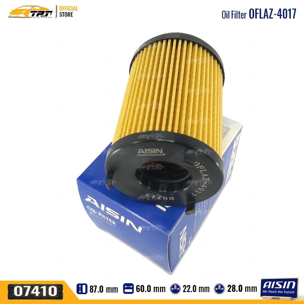 OFLAZ4017 Lọc Nhớt Động Cơ Isuzu DMAX 16- MUX 16- AISIN - Japan