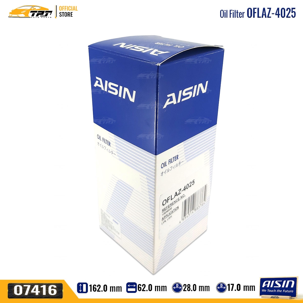 OFLAZ4025 Lọc Nhớt Động Cơ Chevrolet COLORADO 11-19 TRAILBLAZER 12-16 AISIN - Japan