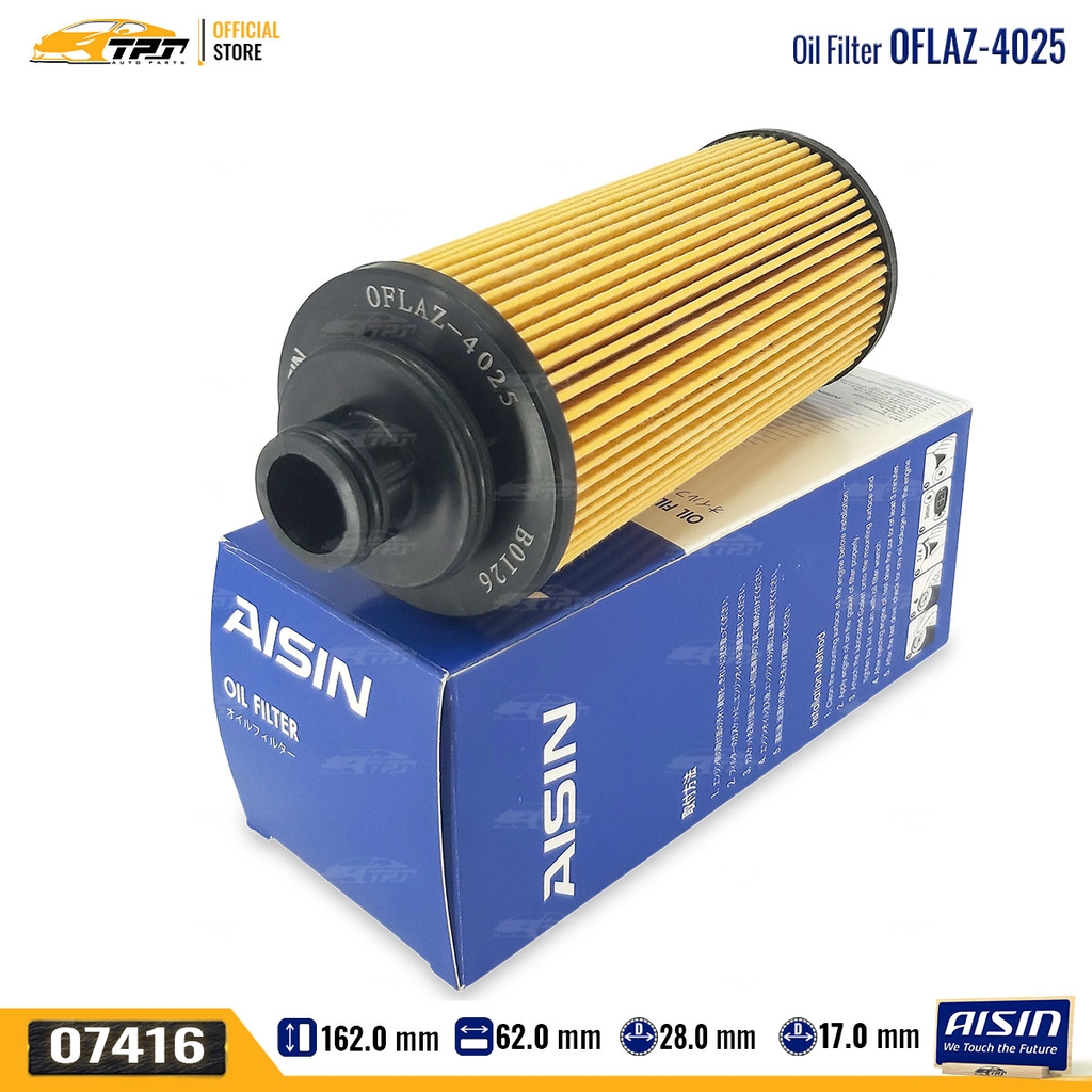 OFLAZ4025 Lọc Nhớt Động Cơ Chevrolet COLORADO 11-19 TRAILBLAZER 12-16 AISIN - Japan