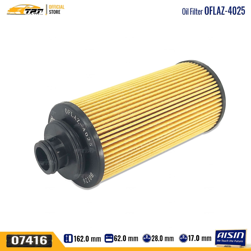 OFLAZ4025 Lọc Nhớt Động Cơ Chevrolet COLORADO 11-19 TRAILBLAZER 12-16 AISIN - Japan