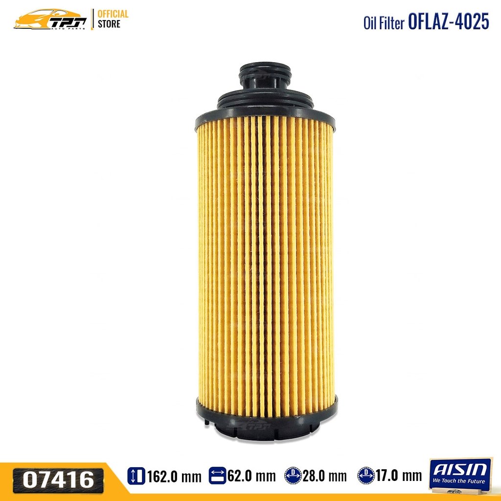 OFLAZ4025 Lọc Nhớt Động Cơ Chevrolet COLORADO 11-19 TRAILBLAZER 12-16 AISIN - Japan