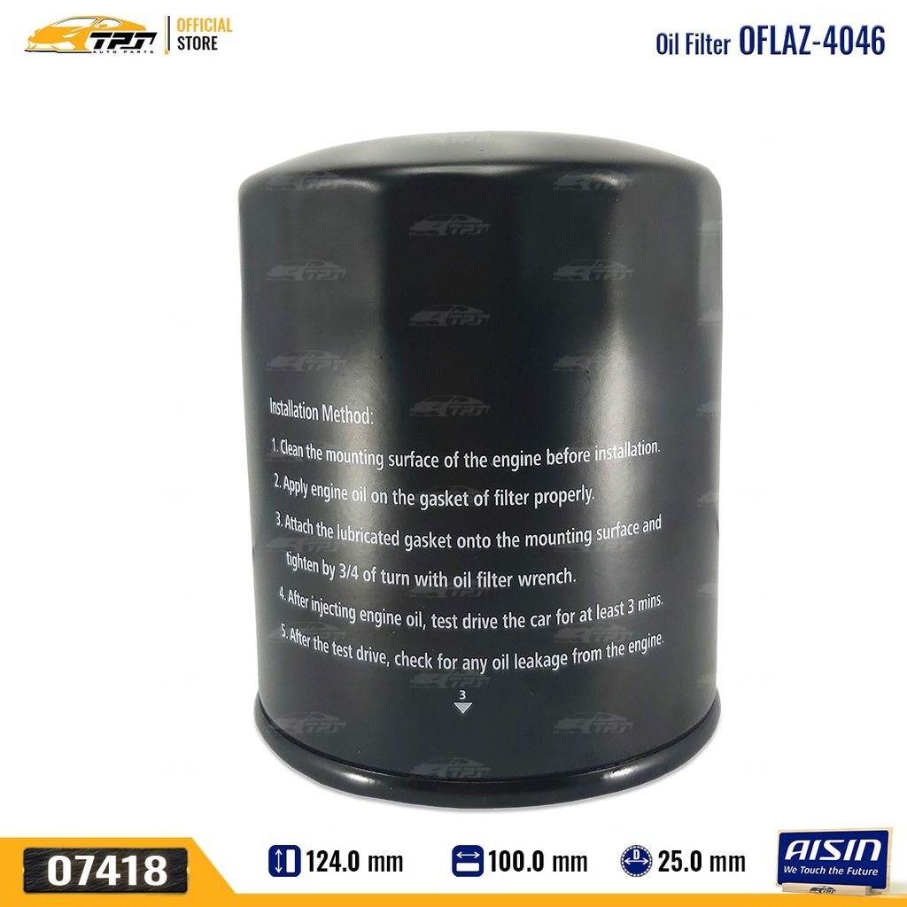 OFLAZ4046 Lọc Nhớt Động Cơ Mitsubishi TRITON PAJERO L300 2.5D AISIN - Japan
