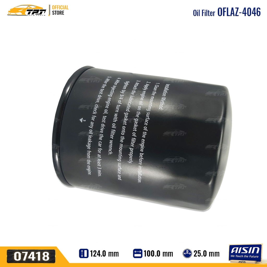OFLAZ4046 Lọc Nhớt Động Cơ Mitsubishi TRITON PAJERO L300 2.5D AISIN - Japan