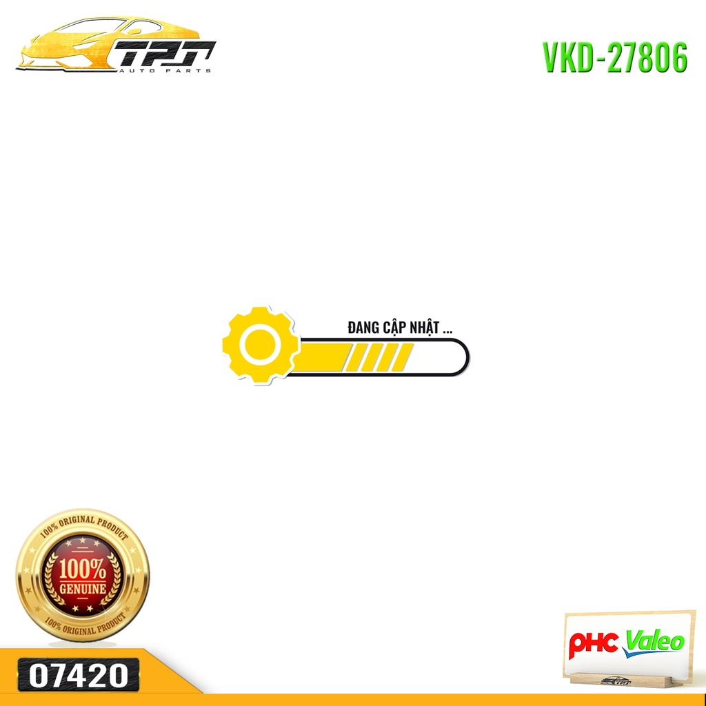 VKD27806 Lá Côn Daewoo GENTRA - LACETTI 1.8 - NUBIRA [215.0 - 145.0 - 24R - 20.7] [DW29] VALEO