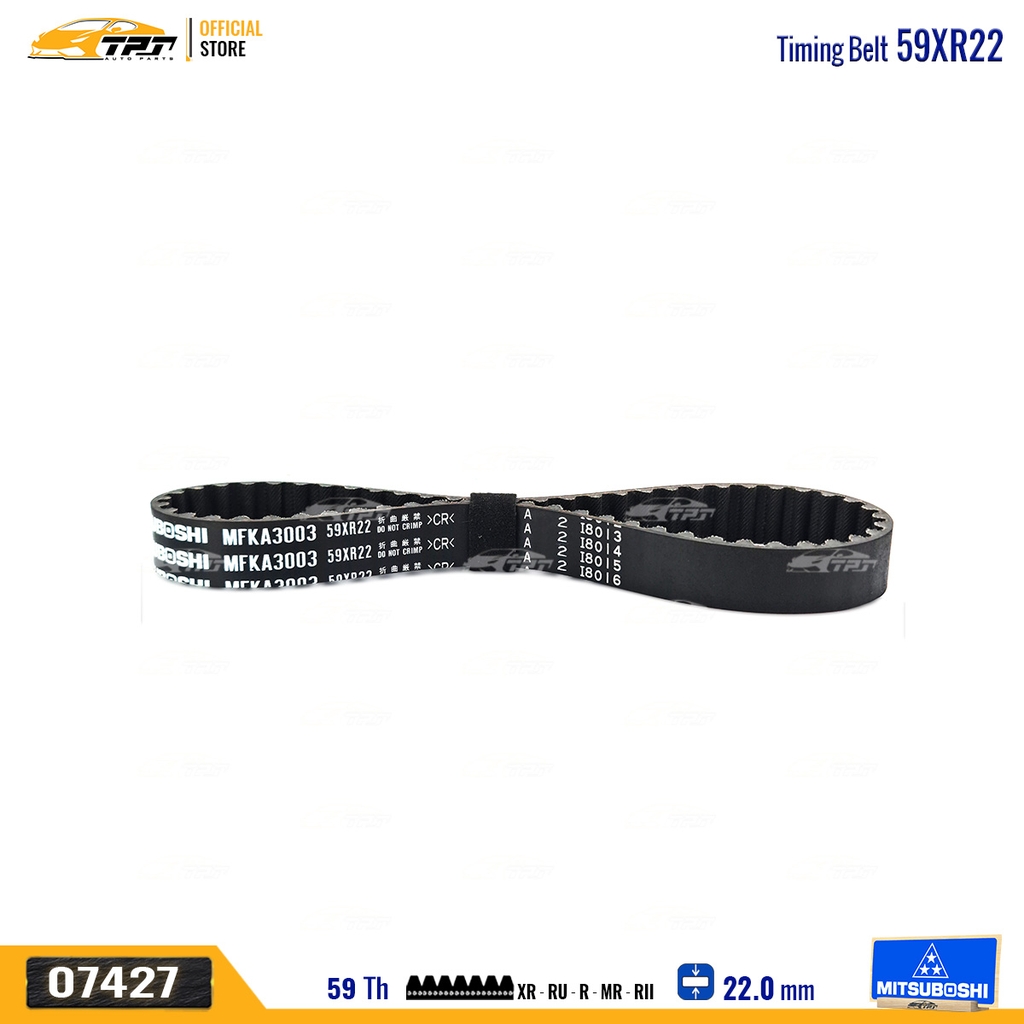 59XR22 Dây Curoa Cam / Dây Đai Răng Kia CARNIVAL V6 98-05 Mitsuboshi - Japan