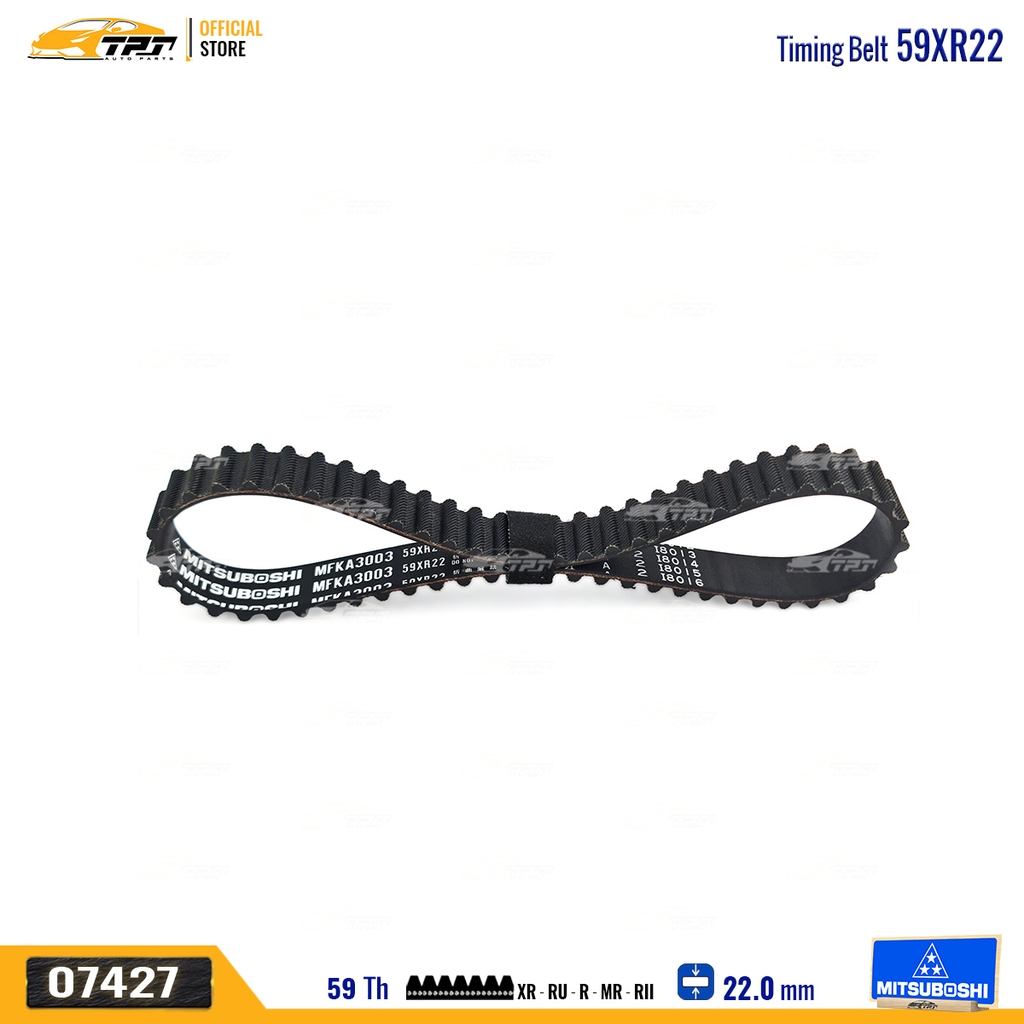 59XR22 Dây Curoa Cam / Dây Đai Răng Kia CARNIVAL V6 98-05 Mitsuboshi - Japan