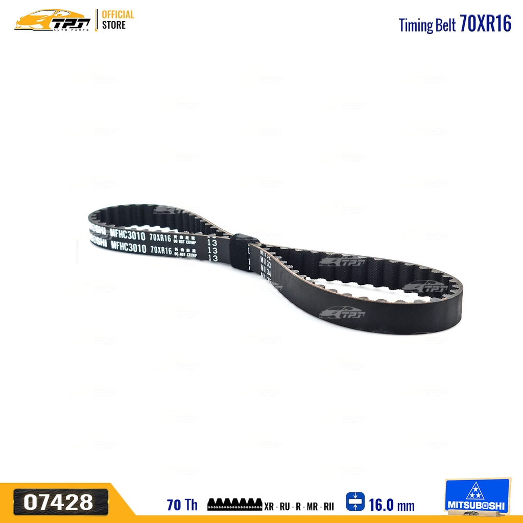 70XR16 Dây Curoa Cam / Dây Đai Răng Honda ACCORD 1.6-2.0 Mitsuboshi - Japan