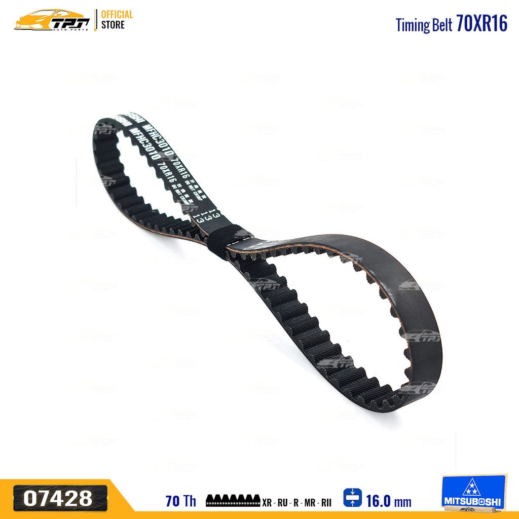 70XR16 Dây Curoa Cam / Dây Đai Răng Honda ACCORD 1.6-2.0 Mitsuboshi - Japan