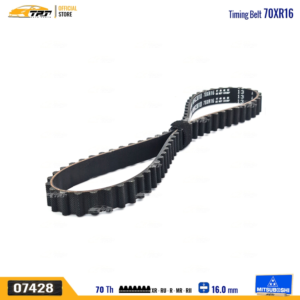 70XR16 Dây Curoa Cam / Dây Đai Răng Honda ACCORD 1.6-2.0 Mitsuboshi - Japan
